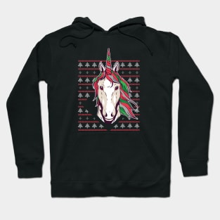 Unicorn Ugly Christmas Sweater Hoodie